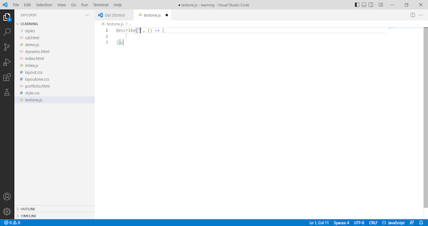 ES6 Mocha Snippets extension
